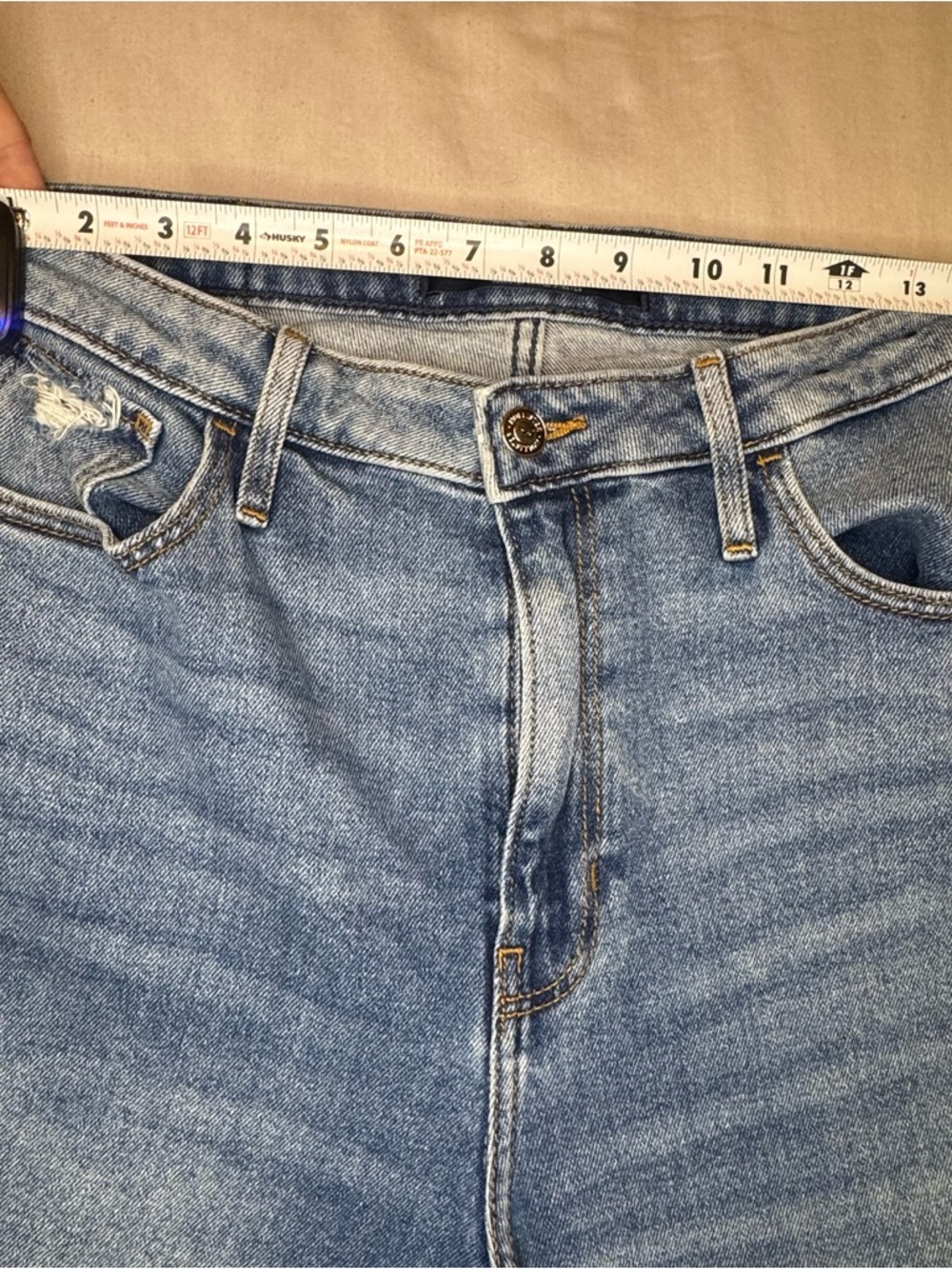 Hollister High Rise Dad Jeans Size 9R Straight Leg - Picture 7 of 8